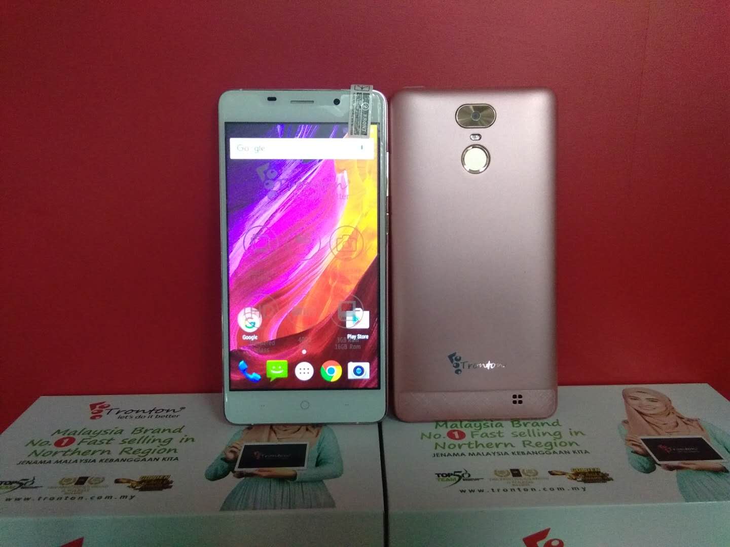 TRONTON J7 PRIME DUAL-SIM 16GB ANDROID PHONE (PINK COLOR)